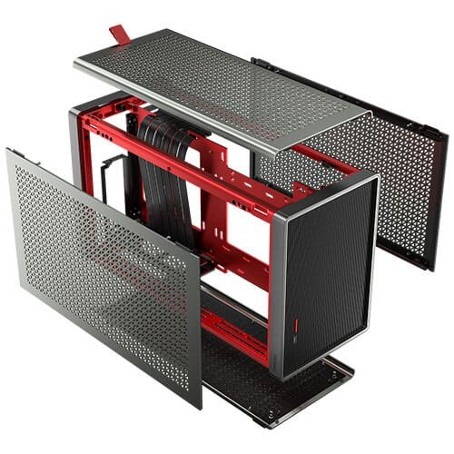 Caja Pc Antec Perfomance 1m Aventurine Mini-Itx Sin Fuente Negro