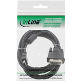 Cable Inline Hdmi-Dvi 19 Pines Macho A 18+1 Macho + Inductancia De Ferrita Negro 3m