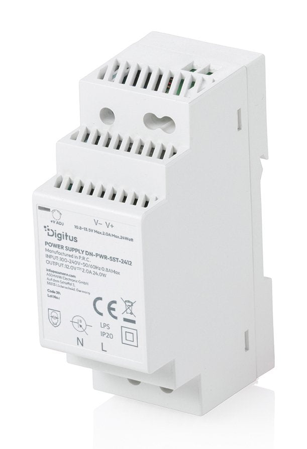 Digitus Fuente De Alimentación 12v Dc 24w Step-Shape Din-Rail