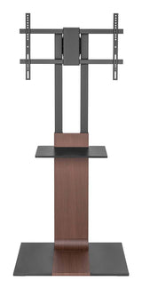 Aisens Soporte De Suelo Con Bandeja Dvd Para Monitor/Tv 50kg De 37-86, Negro-Marron