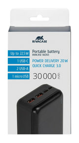 Rivacase Va2103 30000 Mah 22,5w Qc Pd