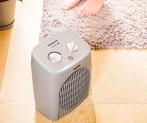 Calefactor Taurus Tropicano Bagno - 2000w - Termostato Regulable - Funcion Ventilador - 2 Intensidad