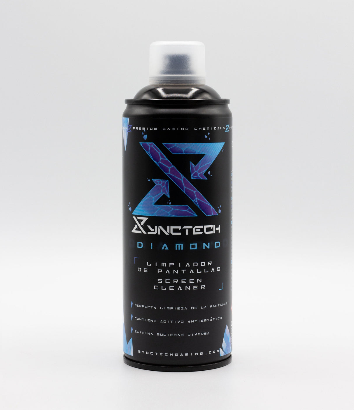 Synctech Espuma Activa Diamond Spray 400ml Para Limpieza De Pantallas Pulverizacion Micronizada Secado Rapido 8001s0020