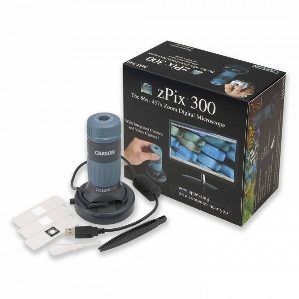 Carson Zpix 300 Microscopio Digital Usb 457x