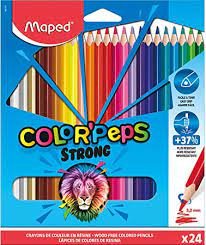 Maped Lápices De Colores Color´Peps Strong Estuche 24 C/Surtidos