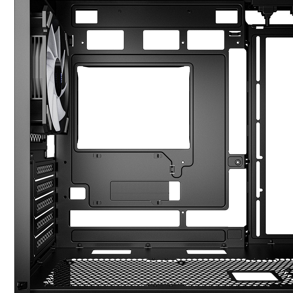 Caja Pc Sharkoon Mk3 Rgb Negra, Vidrio Templado 4044951041749