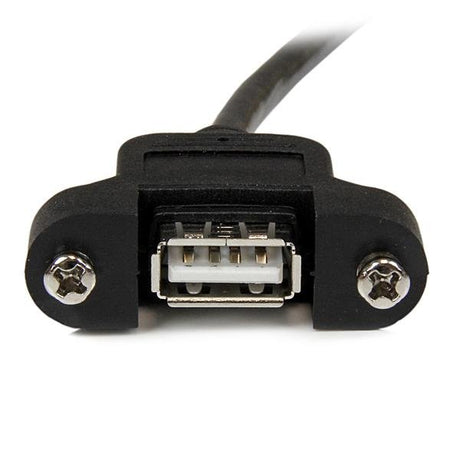 EAN 0065030858922 - StarTech.com USBPNLAFAM2 cable USB USB 2.0 0,6 m 0,48 Gbit/s Negro imagen 3