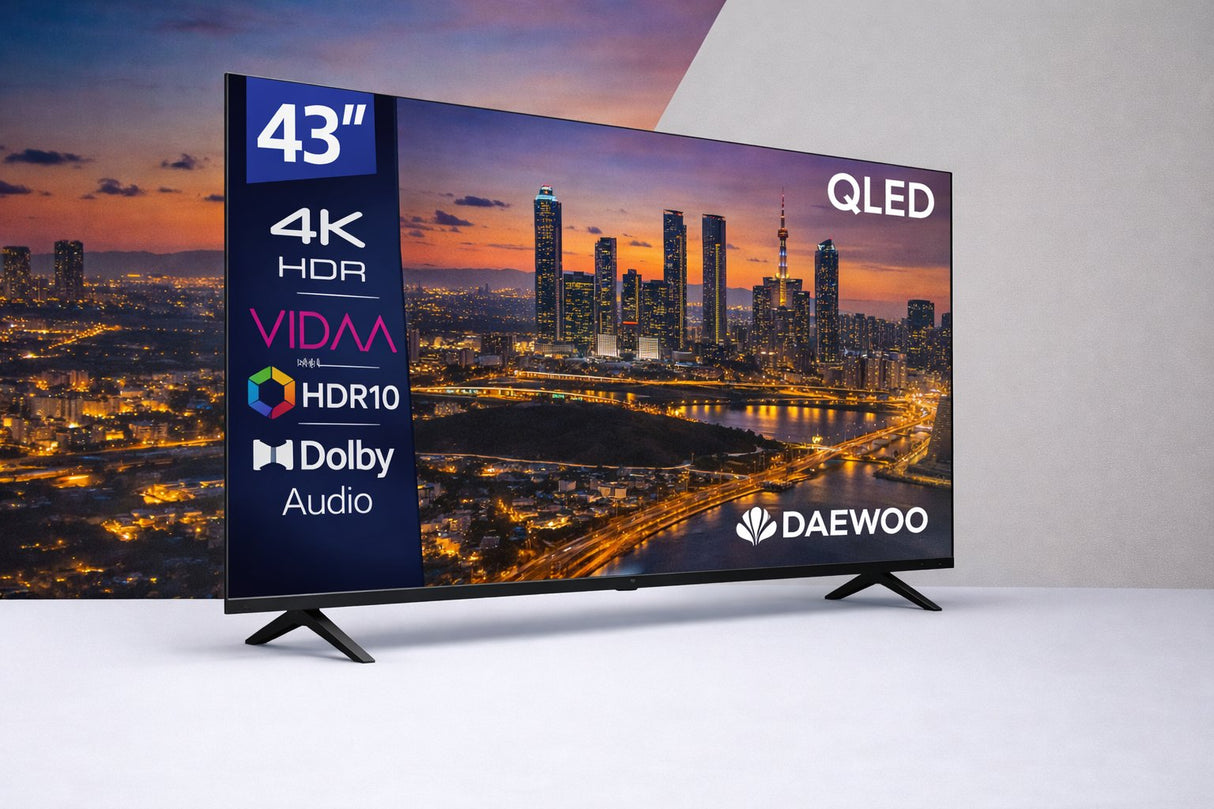 Tv Daewoo 43 " Qled 4k Uhd 43vb56qv Smart Tv