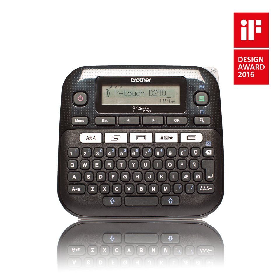 Brother Etiqueteuse Escritoriotique Pt-D210 Teclado Azerty