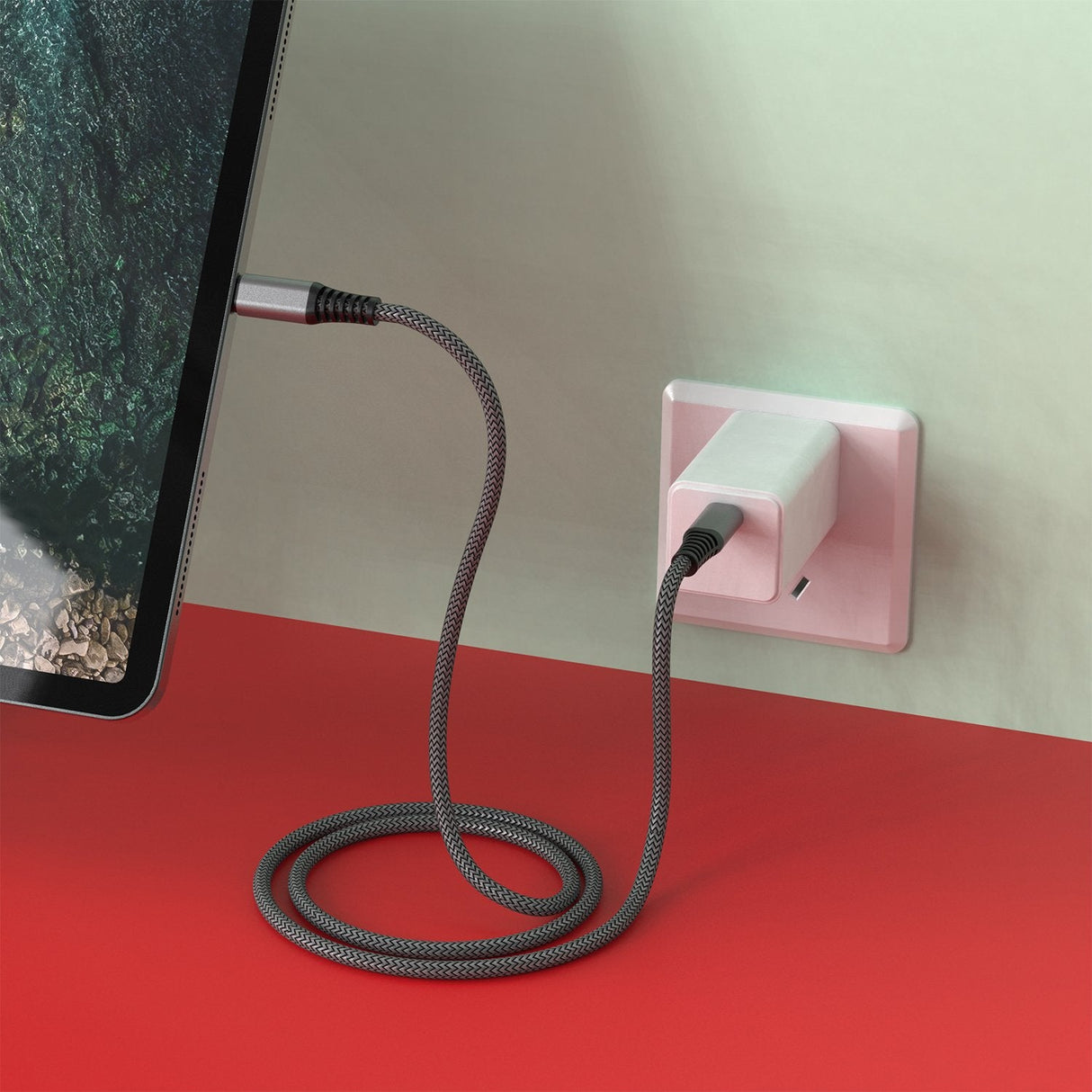 4smarts Cable Usb-C -> Usb-C Premium 100w 1,5m Negro