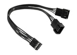 Inter-Tech Ac Pwm-Y-2, Cable 15cm, 2-Vías (Bulk)