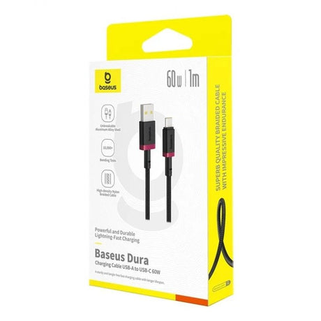 EAN 6932172669911 - Baseus P10377802U01-01 cable USB USB 2.0 1 m USB C 0,48 Gbit/s 60 W Negro imagen 3