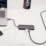 EAN 4002888433587 - Lindy 43358 base para portátil y replicador de puertos Alámbrico USB 3.2 Gen 1 (3.1 Gen 1) Type-C Negro imagen 6