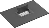 Vision Tc3 Surrtb Organizador De Cables Escritorio Caja De Cables Negro, Blanco 1 Pieza(S)