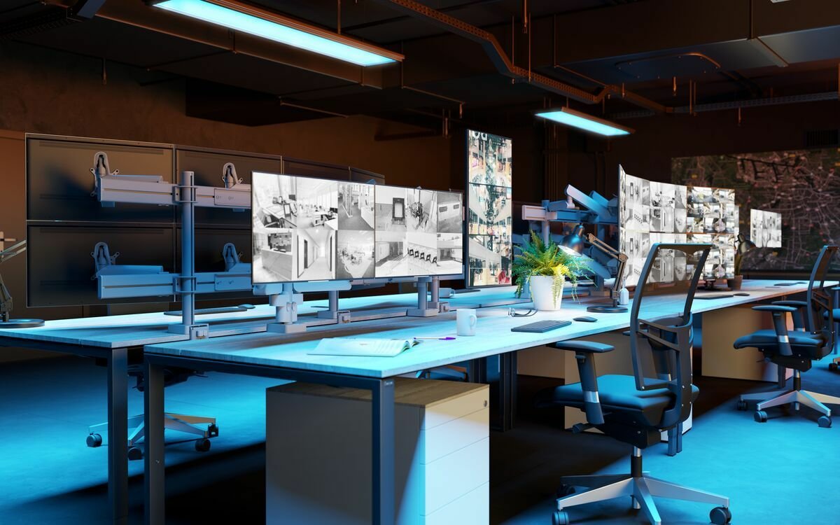 Vogels Momo C103 Schreibtischklemmenkomponente Blanco