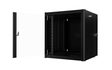 EAN 5715063210574 - Lanview RWP12U45BL-D armario rack 12U Bastidor de pared Negro imagen 3