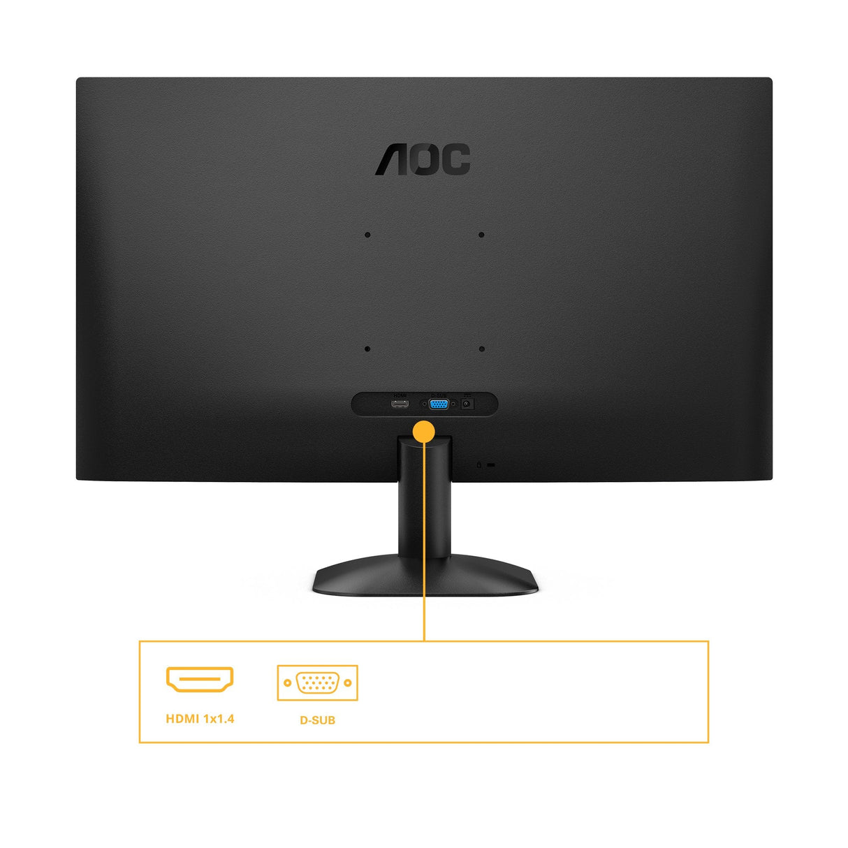 Monitor Aoc B3 27b31h Led  27" 1920 X 1080 Pixeles Full Hd Negro