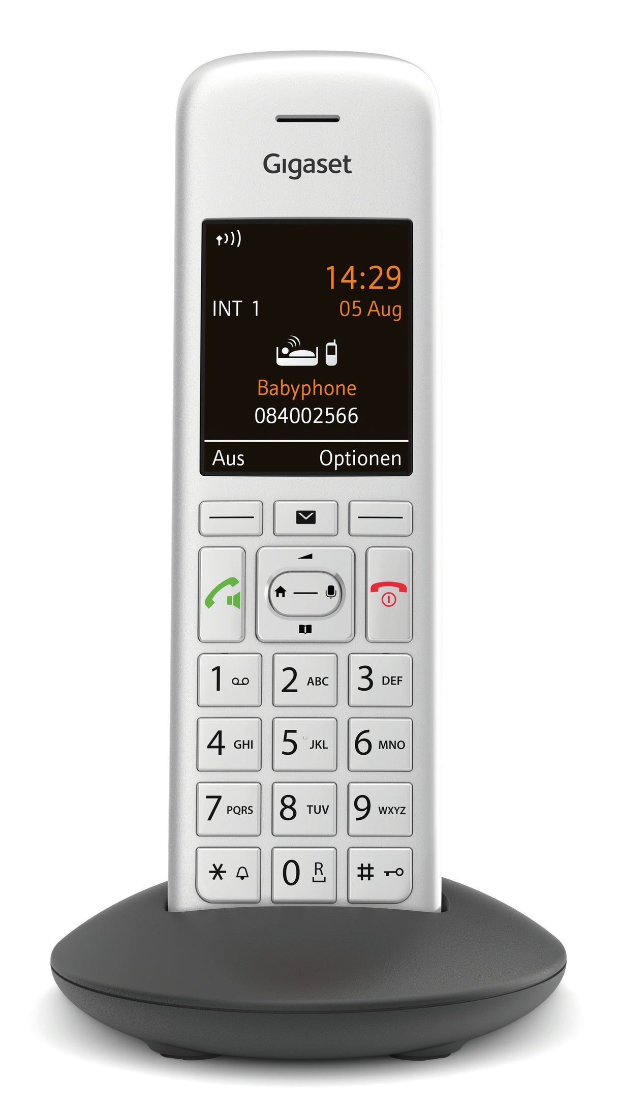 Teléfono Gigaset Ce575hx Dect Identificador De Llamadas Plata