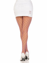 Leg Avenue - Pantimedias Rejilla Diamante Violeta