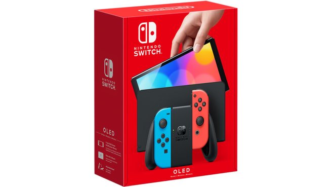 Nintendo Switch Oled Videoconsola Portátil 17,8 Cm (7") 64 Gb Pantalla Táctil Wifi Negro, Azul, Rojo