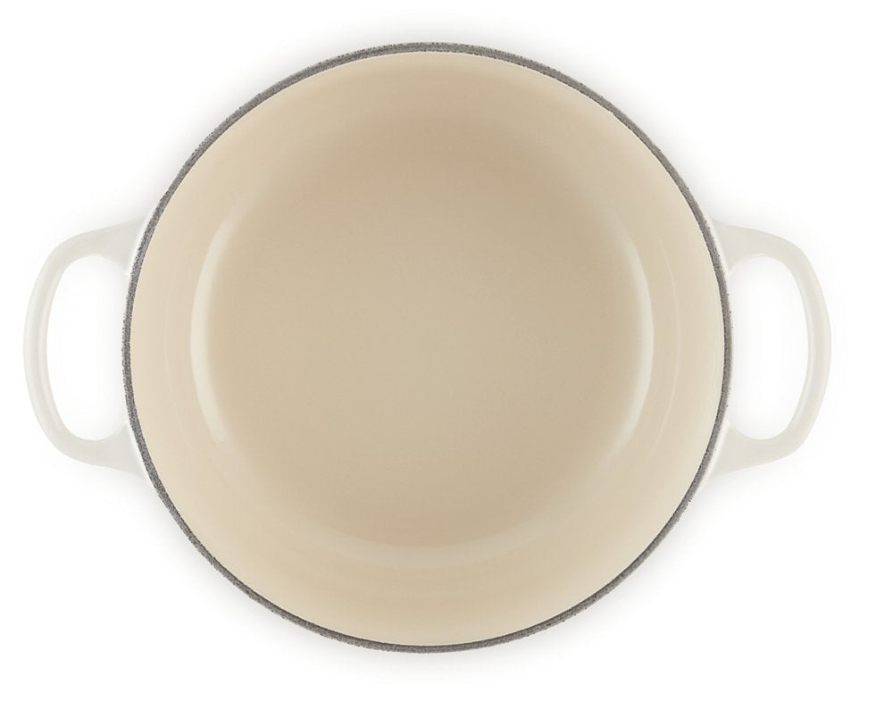 Le Creuset 21177207164430 Gusseisen Bräter, 20cm, Meringue