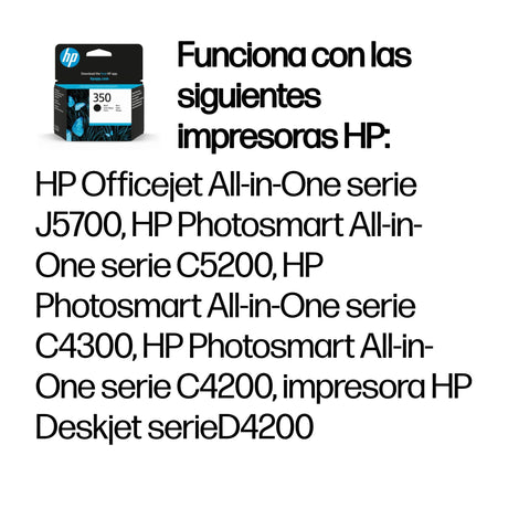EAN 0808736844567 - HP 350 Black Original Ink Cartridge cartucho de tinta 1 pieza(s) Rendimiento estándar imagen 2
