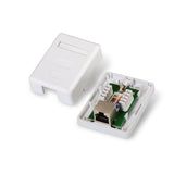 Aisens Roseta De Superficie Rj45 Cat.6 Ftp 1 Toma - Blanco