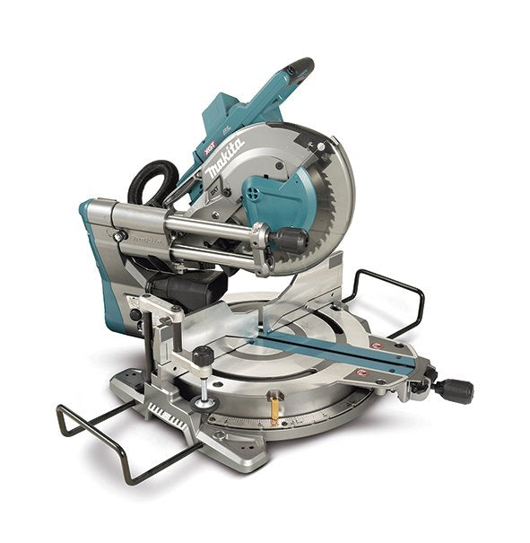 Tronzadora E Ingletadora Inalámbrica Makita Ls004gz01 Xgt, 40 Voltios + Adaptador De Radio Azul, Bluetooth, Sin Batería Ni Cargador Ls004gz01