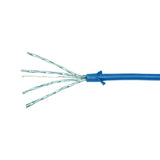 Logilink Cable De Red Cat6a Stp Tpe Slimeline Azul 0,5m