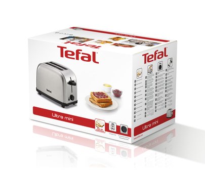 Tefal Ultra Mini 2 Rebanada(S) Acero Inoxidable