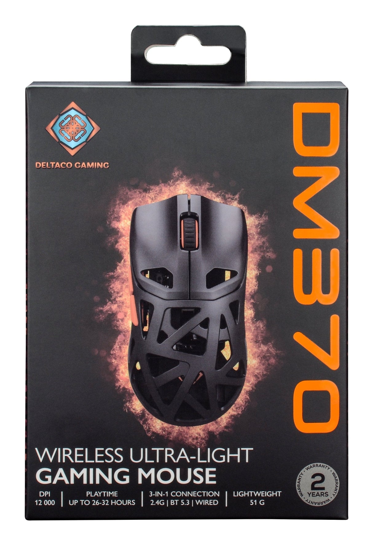 Deltaco Gaming Raton Dm370 Wireless, Negro