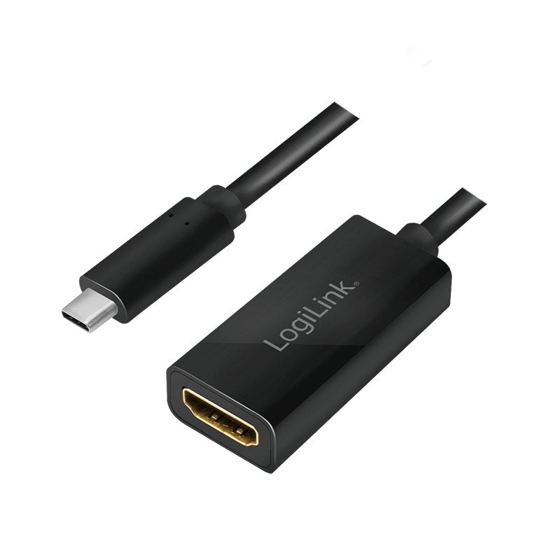 Adaptador Usb C Macho A Hdmi Hembra 0.15m 4k/60hz, 1080p Negro Logilink