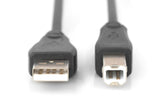 EAN 4016032282730 - Digitus AK-300105-018-S cable USB 1,8 m USB A USB B Negro imagen 2