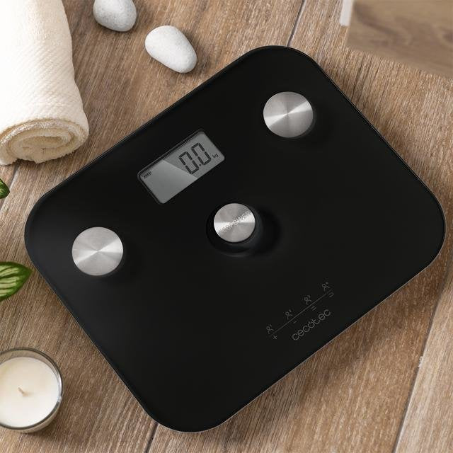 Bascula  Surface Precision Ecopower 10100 Full Healthy Black