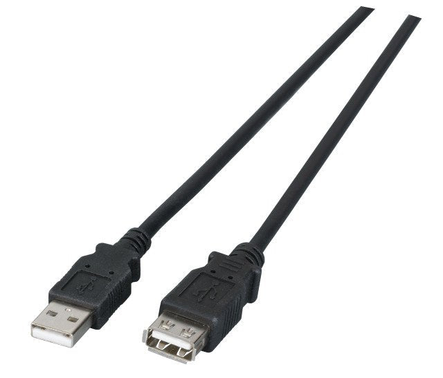 Efb Usb2.0 Alargador Cable A-A, St.-Bu., 5,0m, Negro, Lszh