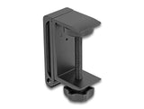 Delock 18449 Soporte Para Auriculares Ajustable Para Colocar En Escritorio, Aluminio, Negro