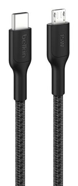 EAN 0745883915378 - Belkin BoostCharge Pro cable USB 1 m USB C Micro-USB A Negro imagen 1