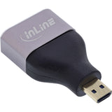 Inline® Hdmi Adapter, Hdmi A Hembra / Micro Hdmi D Male, 8k Uhd