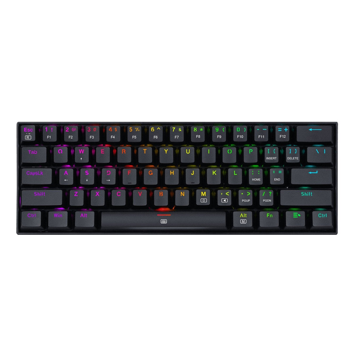 Redragon Dragonborn Teclado Mecánico Gaming Switch Rojo Rgb Negro Layout España