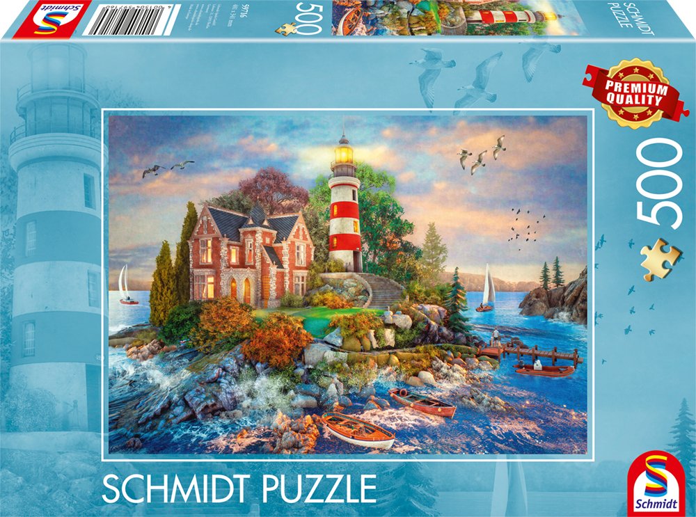 Schmidt Spiele Faro Sobre La Roca, Puzzle 500 Piezas 59716