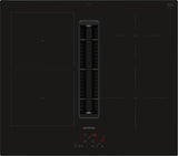 Siemens Ed611bs16e Iq300, Placa De Cocina Independiente Negra, 60 Cm, Con Campana Extractora Integrada Ed611bs16e