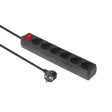 EAN 5711045108723 - Microconnect GRU006B base múltiple 1,8 m 6 salidas AC Interior Negro imagen 1