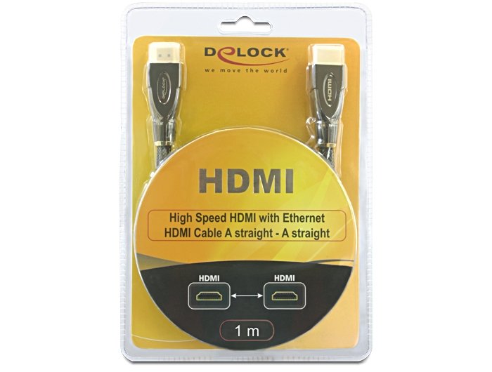 Delock Cable High Speed Hdmi Con Ethernet 1 M Premium