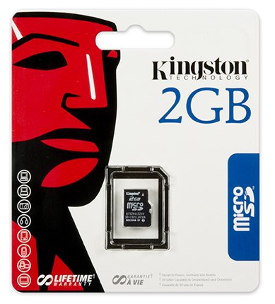 Sd-Card Xmicro 2gb Kingston Ohne Adaptador