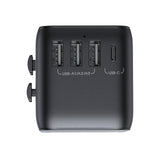 Adapter Podrózny Joyroom Jr-Tcw01 Uniwersalny 17w Eu / Us / Uk / Jp / Au / Cn - Negro