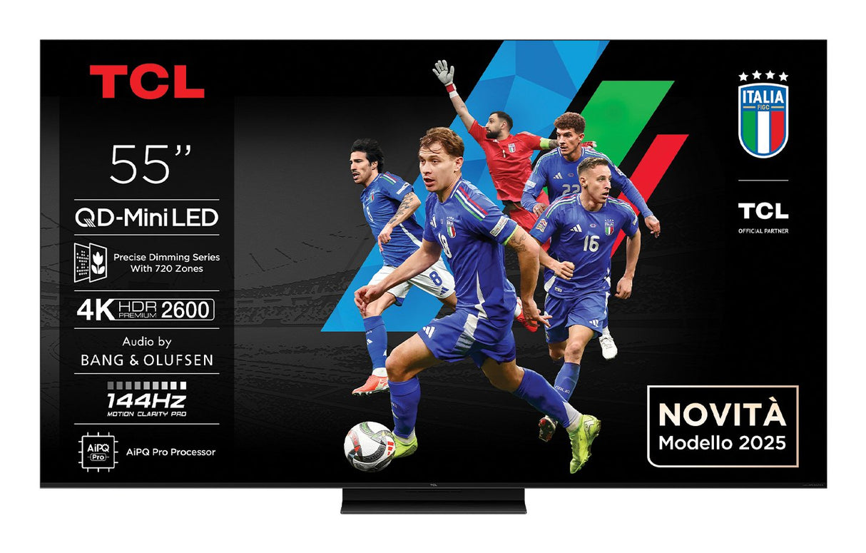 Televisor Tcl C7k 55c7k (55") 4k Ultra Hd Smart Tv Wifi Metálico 2600 Cd M²