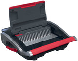 Gbc Combbind Cb25, Kamm-Bindegerät, Manuell, 390 Hojas, Negro, Rojo
