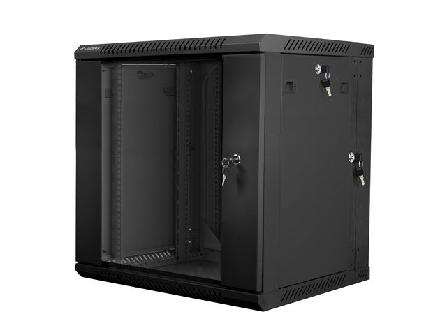 EAN 5901969403947 - Lanberg WF02-6612-10B armario rack 12U Bastidor de pared Negro imagen 1