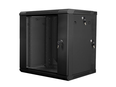 EAN 5901969403947 - Lanberg WF02-6612-10B armario rack 12U Bastidor de pared Negro imagen 1