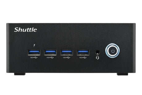 EAN 0887993007663 - Shuttle Nano PC NT10H5 PC de tamaño 1L Negro 125H Intel® SoC imagen 2